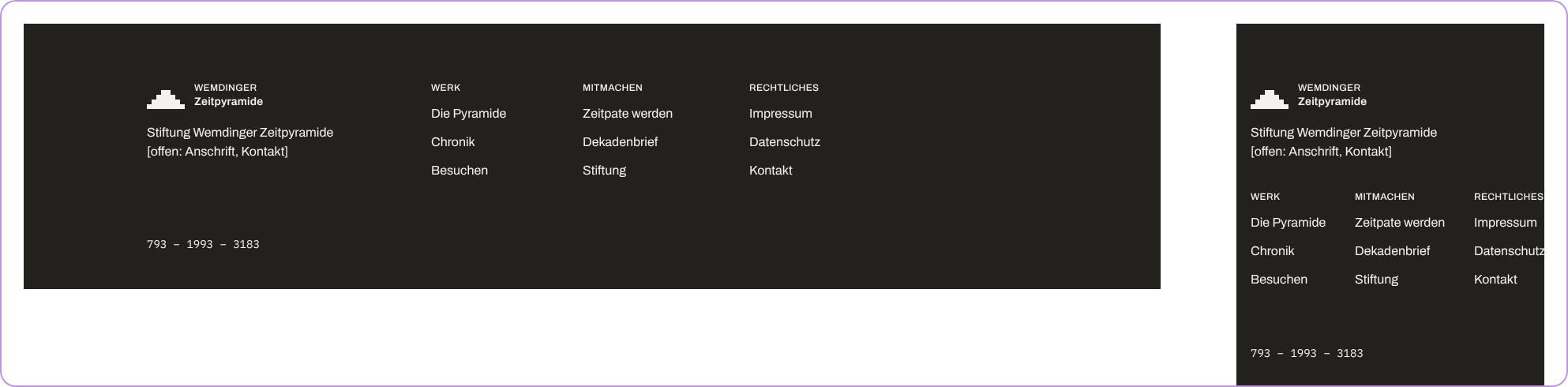 Fußzeile