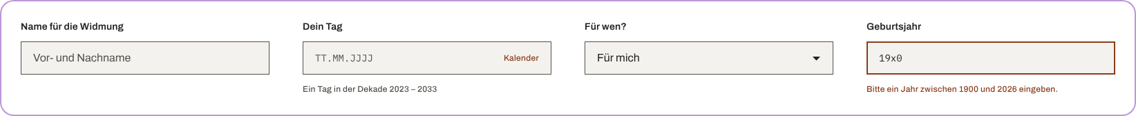 Formularfelder